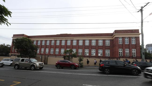 Brisbane State High School. Picture: Annette Dew