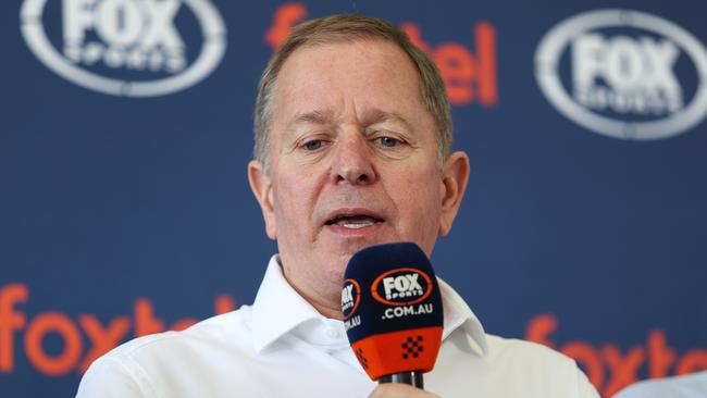 Martin Brundle’s grid walks have been his trademark contribution to television coverage of F1 racing. Picture: Getty Images