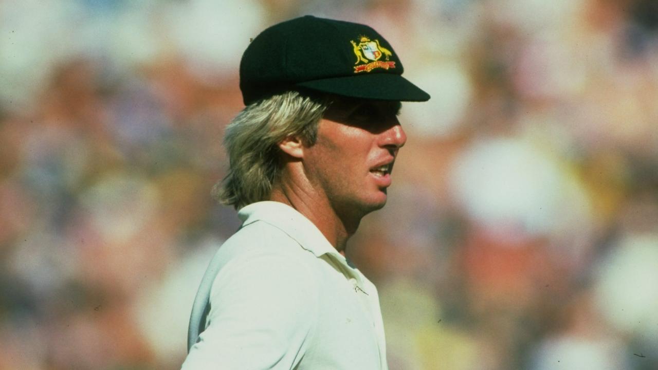 Jeff Thomson wearing his baggy green in 1983. (Adrian Murrell/Allsport)