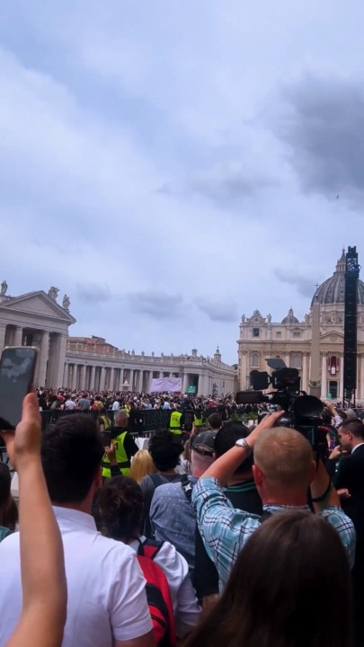 Pope Leo XIV's first prayer at St Peter's Basilica