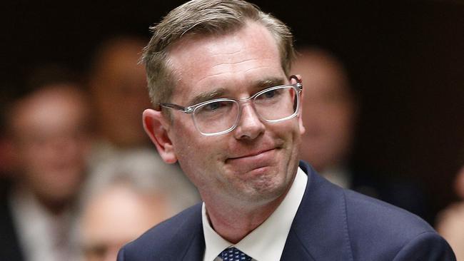 SYDNEY, AUSTRALIA - NewsWire Photos AUGUST 6 , 2024:  Former NSW Premier Dominic  Perrottet gives his valedictory speech at NSW Parliament. He is retiring from Politics. Picture: NewsWire / John Appleyard