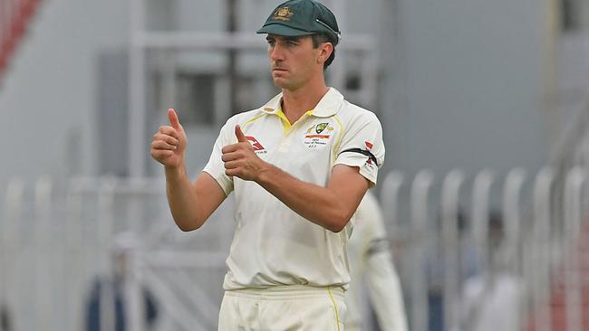 Test captain Pat Cummins (Photo by Aamir QURESHI / AFP)