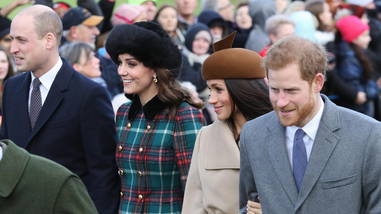 The ‘Fab Four’ at Christmas in Sandringham last year. Picture: Chris Jackson 