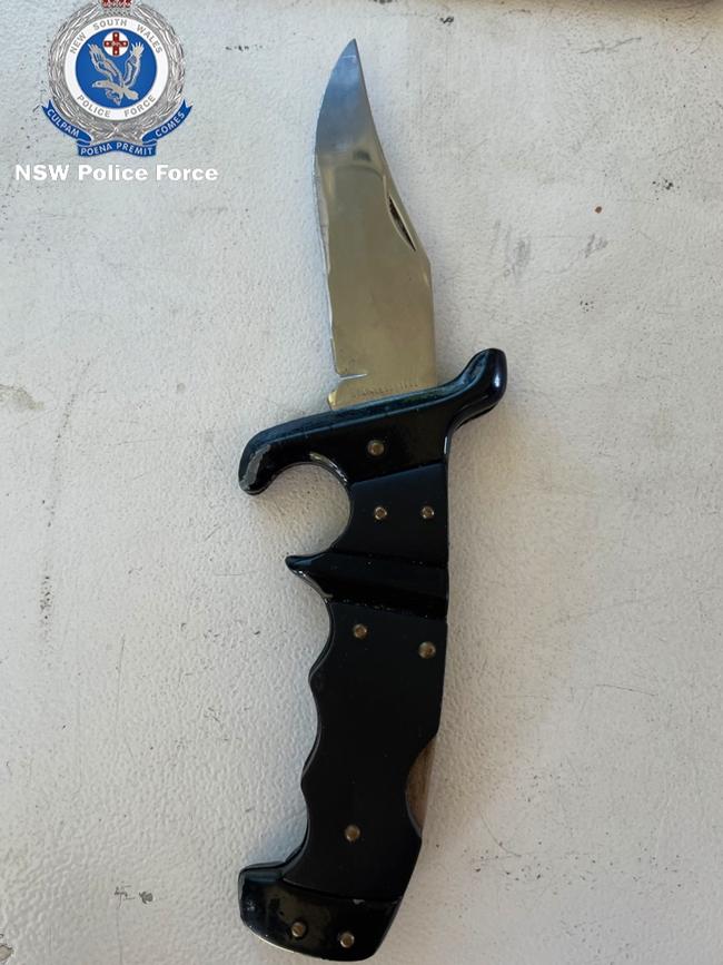 and another knife. Pictures: NSW Police