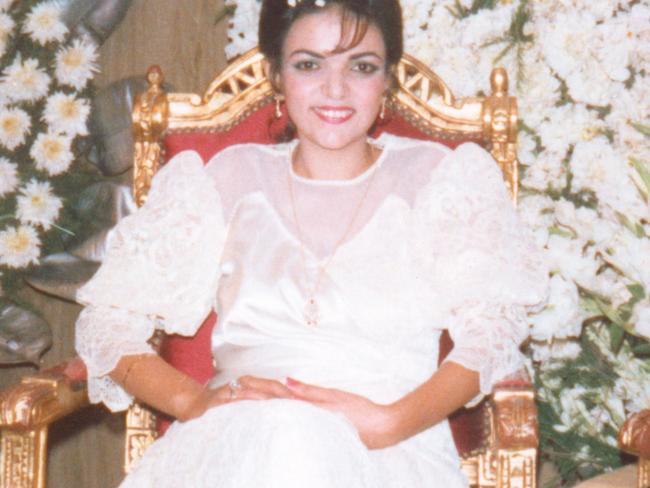 Anne Aly’s first wedding day in 1988.