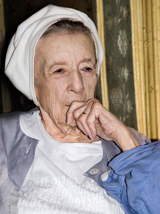 French-born artist Louise Bourgeois at her studio in New York in 2007.