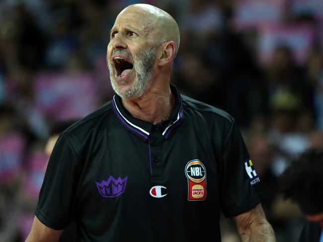 Sydney Kings head coach Brian Goorjian is bracing for a battle against the in-form South East Melbourne Phoenix. Picture: Getty Images