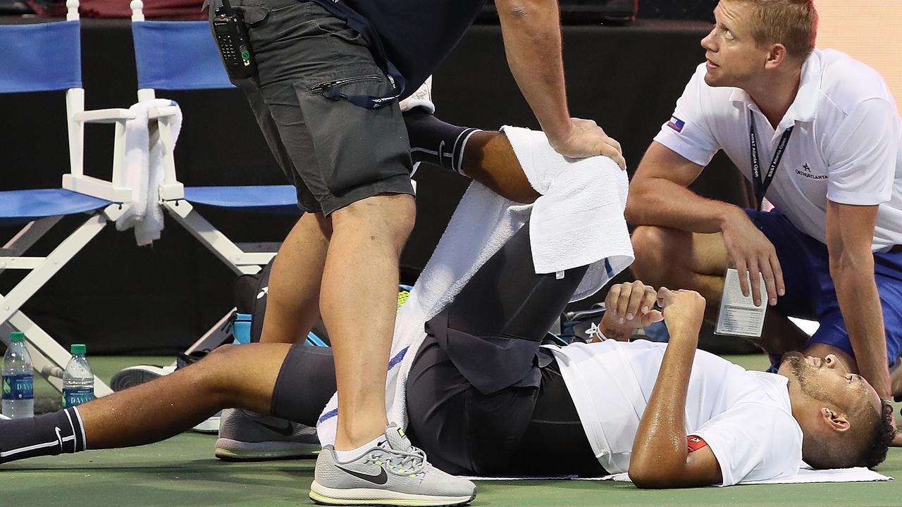 Kyrgios’ US Open campaign hit by injury setback The Australian