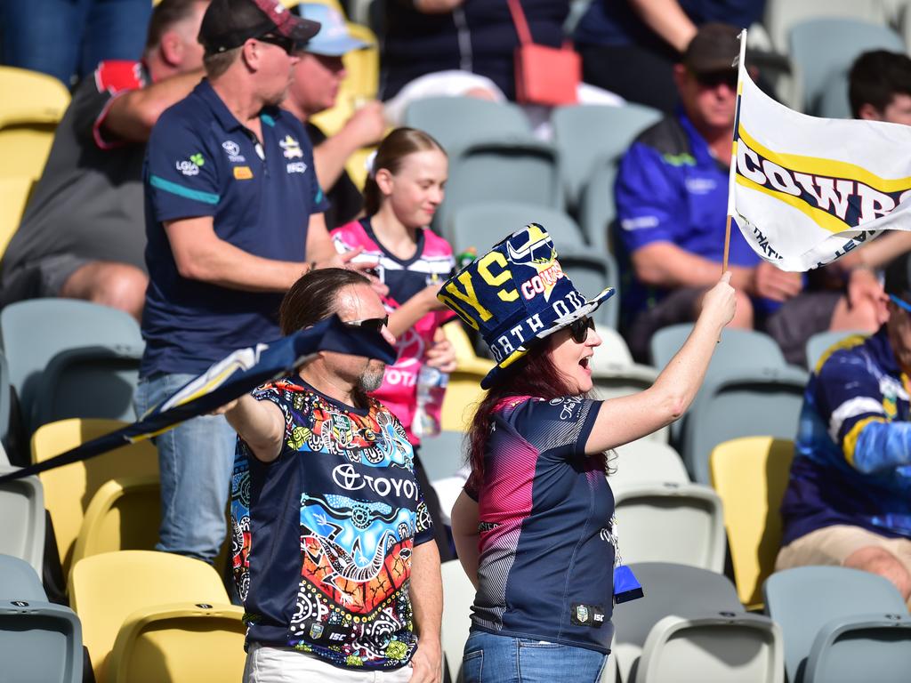 North Queensland Cowboys against Newcastle Knights at Queensland Country Bank Stadium. Part of the crowd. Picture: Evan Morgan