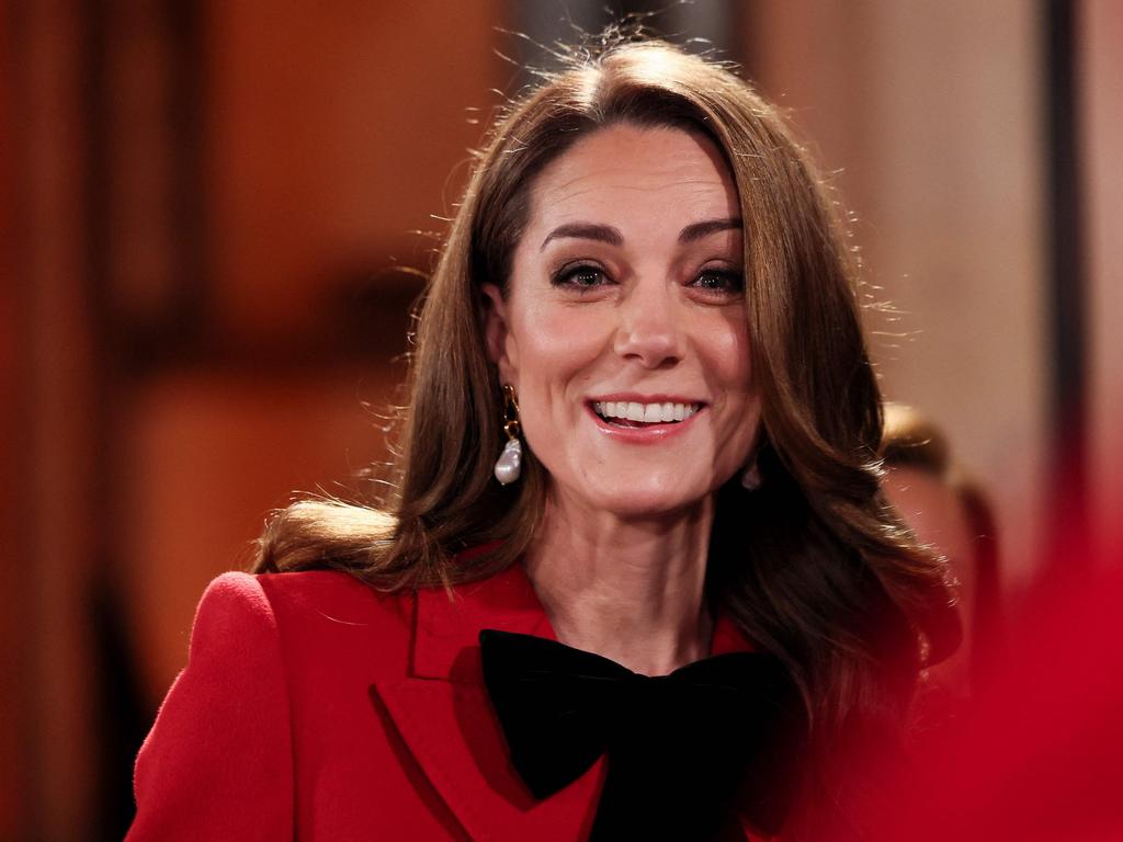 Kate at the Carols event looking happy and healthy. Picture: Isabel Infantes/AFP