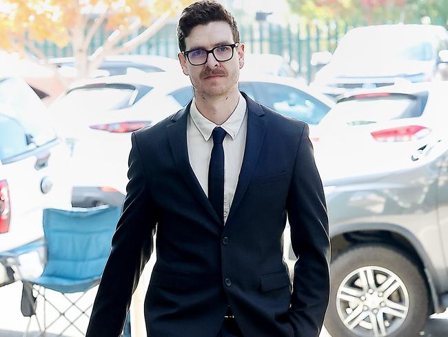 Senior digital forensics officer Shamen Fox-Henry heads into court. Picture: Ian Currie