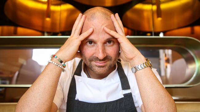 George Calombaris at the Press Club. Picture: Nicole Cleary