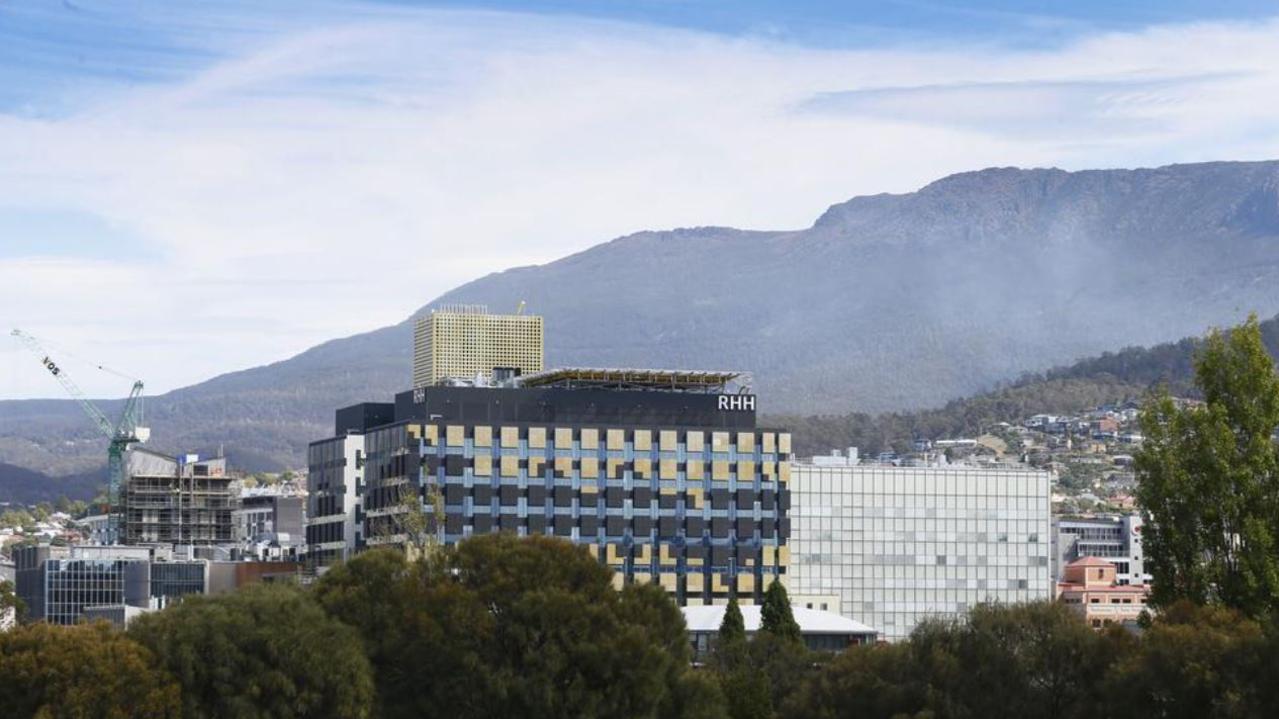 Hobart Private Hospital, pictured next to the Royal Hobart Hospital. File picture