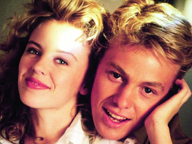 Kylie Minogue and Jason Donovan in Neighbours. Picture: Supplied