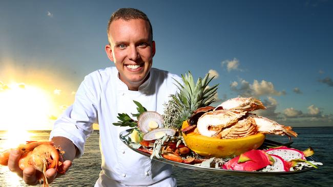 Hold for the Sunday Mail... Chef Matt Sinclair on Heron Island.