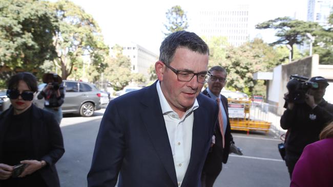 Former Victorian Premier Dan Andrews is finding out that golfers hold a long grudge over his Covid ban on play. Picture: David Crosling