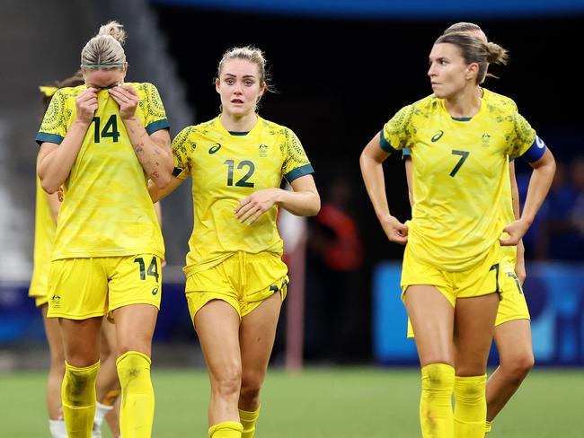 The Matildas’ Olympic campaign is over. Picture: Alex Livesey/Getty Images