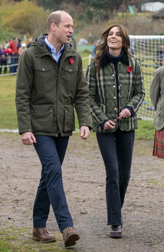 A more casual style for the princess and prince in May 2023. Picture: Jane Barlow – WPA Pool/Getty Images