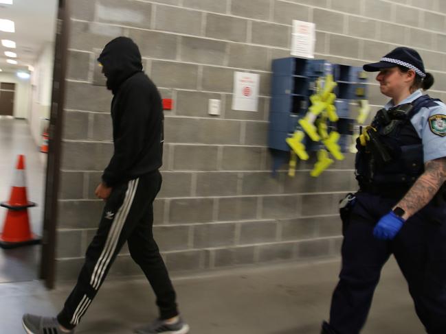 A man was charged following the seizure of weapons in Sydney’s south west. Picture: NSW Police/AFP