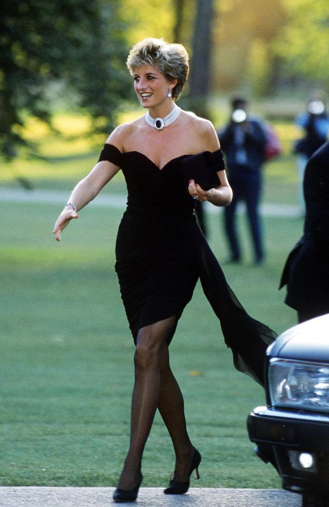 Princess Diana’s now iconic ‘revenge dress’. Picture: Jayne Fincher