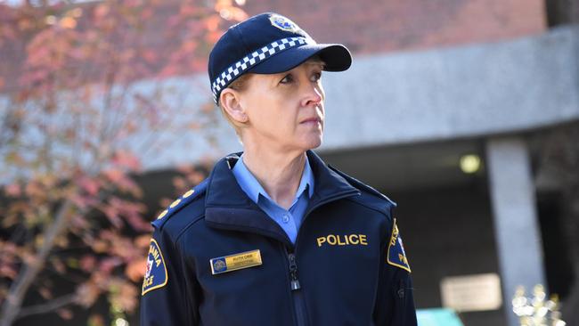 Tasmania Police Inspector Ruth Orr. Picture: Alex Treacy