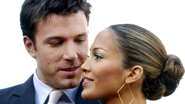 Ben Affleck and Jennifer Lopez at the premiere of Daredevil in 2003.