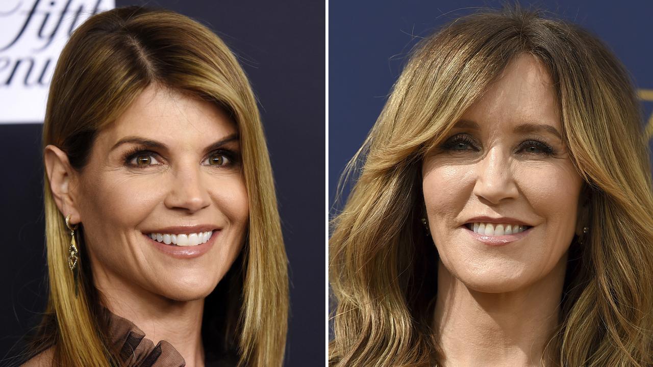 Actors Lori Loughlin (left) and Felicity Huffman are allegedly involved in a bribery scandal. Picture: AP Photo