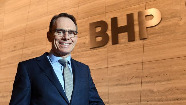 BHP CEO Andrew Mackenzie says suggestions the government should tell it to shut up are ridiculous. Picture: AAP