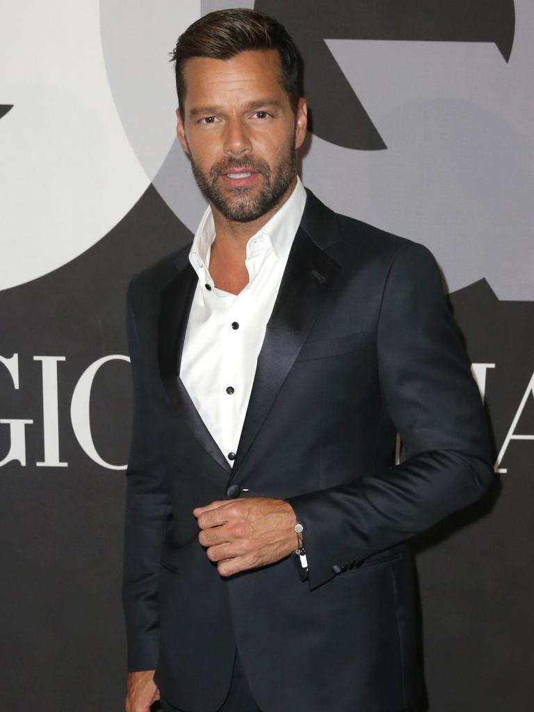 Ricky Martin attends GQ and Giorgio Armani Grammys after-party. Picture: Getty