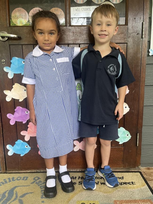 Hamilton Island State School Isla R and Monty B