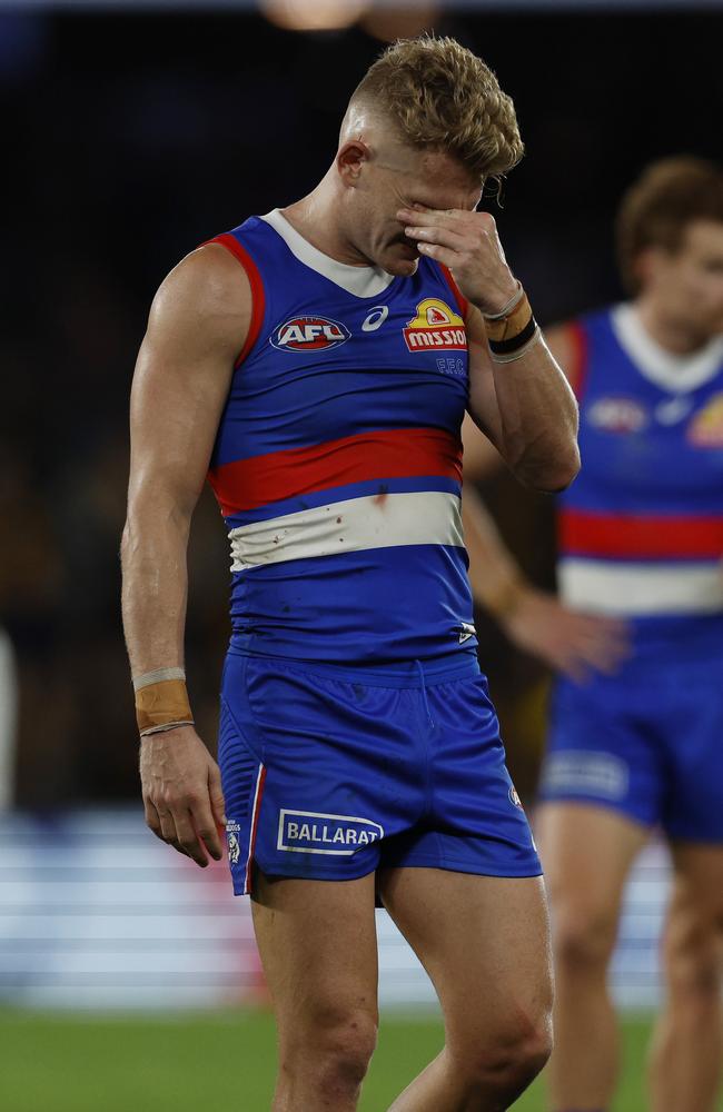 Adam Treloar has been sidelined by a calf injury. Picture: Michael Klein