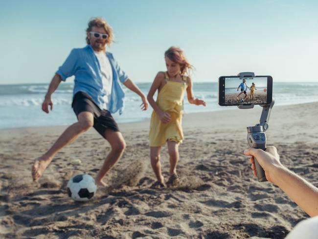 DJI Osmo Mobile 3 Combo is a gimbal for mobile phones.