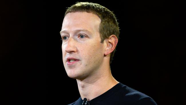 Facebook founder Mark Zuckerberg is battling revelations that the digital giant concealed research that showed how its products, especially Instagram, harmed teenagers. Picture: AFP