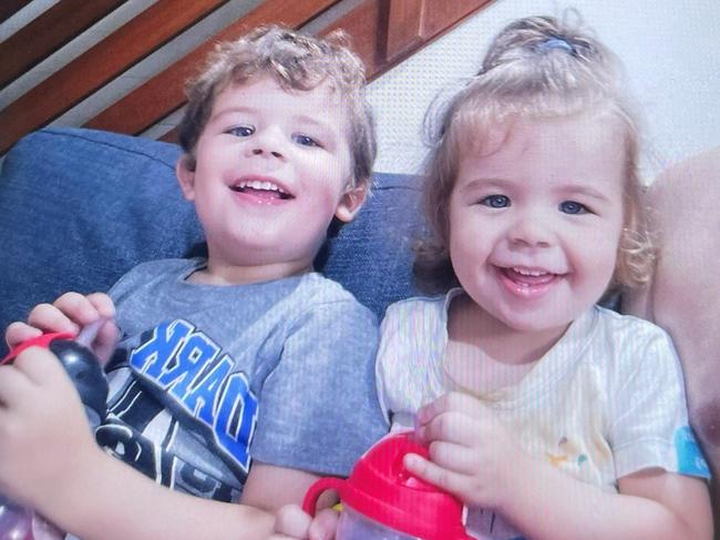 Stranded family forced to drink from puddle