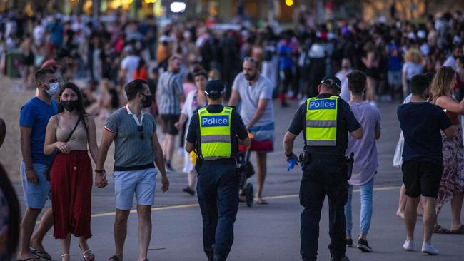 Port Phillip Council will advocate for more police to be based along the St Kilda Foreshore. File picture.