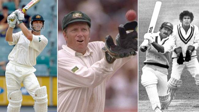 Which wicketkeeper will you select? (L-R) Adam Gilchrist, Ian Healy and Rod Marsh.