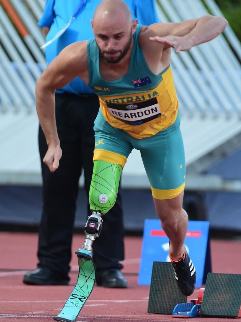 Para-athlete Scott Reardon at the Oceania title.