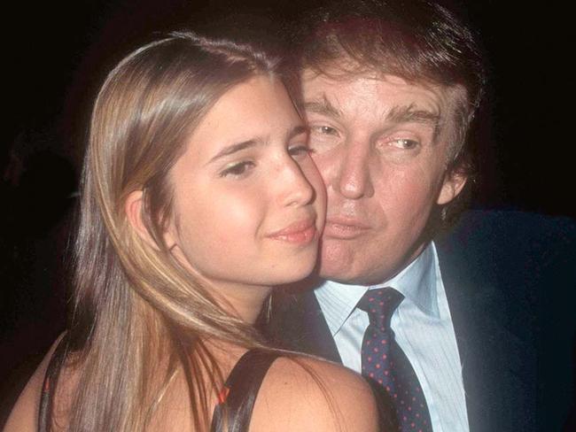 EMBARGO FOR TWAM 24 AUG 2019NO REUSE WITHOUT PERMISSION  FEE APPLIESNew York. NY. USA. Donald Trump and Ivanka Trump in 1996 Pic : Alamy