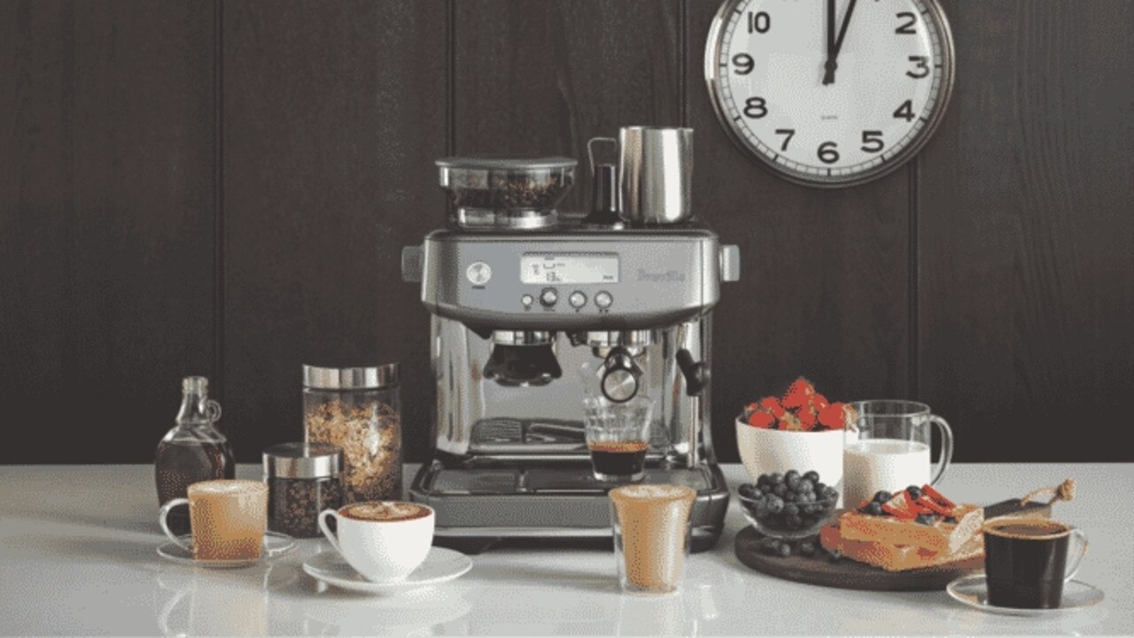 Shares in coffee machine manufacturer Breville jumped 1.9 per cent. Picture: Supplied