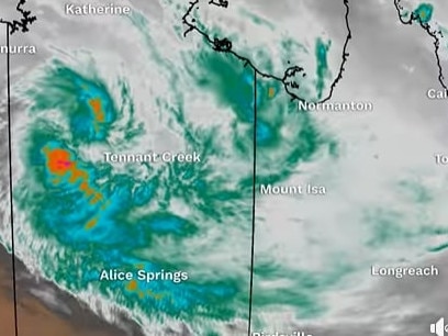 Satellite image of ex-cyclone Lincoln. Picture: Weatherzone