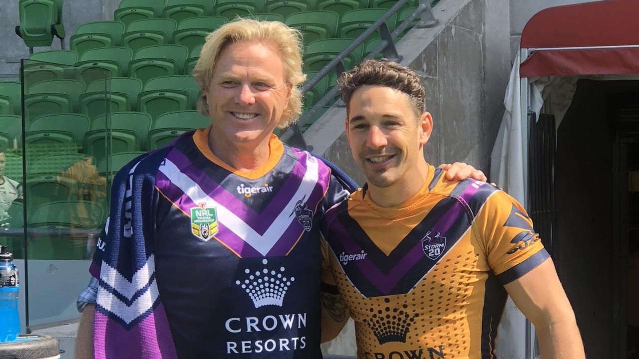 Dermott Brereton was invited to speak to the Storm ahead of their preliminary final.