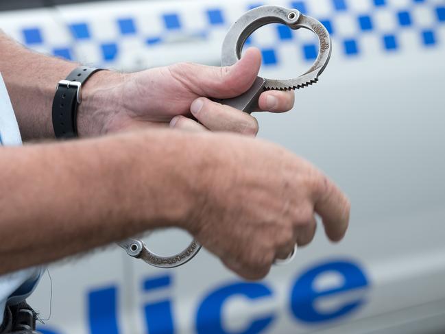 NSW police at Coffs Harbour boat ramp. Photo: Trevor Veale / The Coffs Coast Advocate