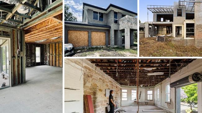 Unfinished homes splash nsw real estate