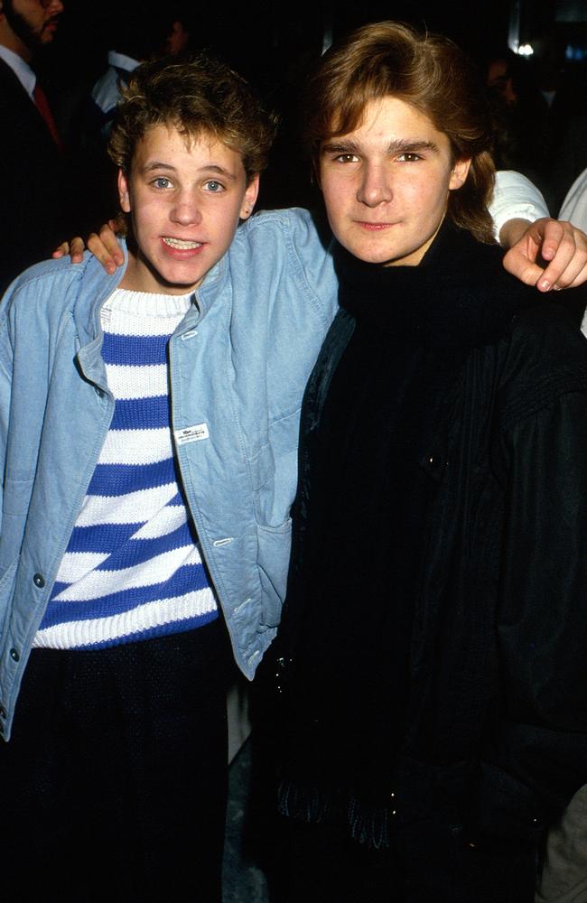 Corey Feldman and Corey Haim. Picture: Supplied