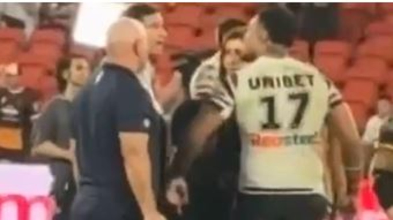 The moment Spencer Leniu confront Johnathan Thurston.