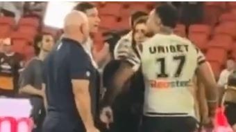 The moment Spencer Leniu confront Johnathan Thurston.