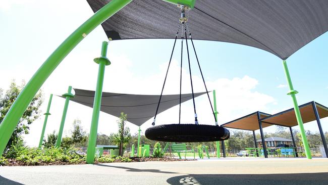 Playground at Feng Shui Park, Pallara.