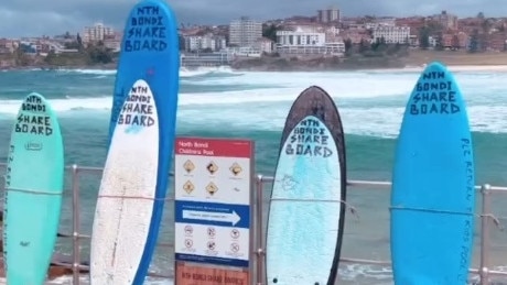 The shared board program has been used by local residents and visitors to the beach.