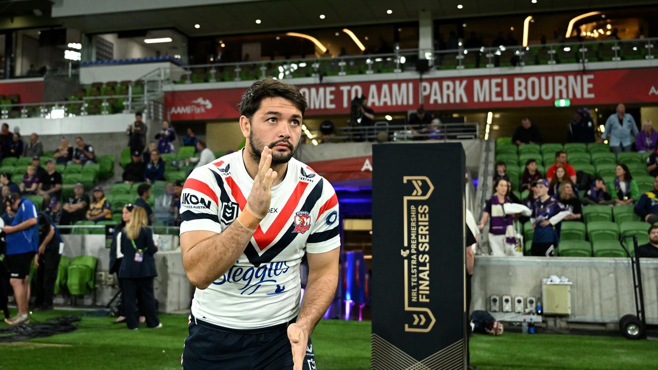 Brandon Smith has extended his stay at the Roosters, after activating a clause in his favour for the 2025 season. Picture: NRL Photos