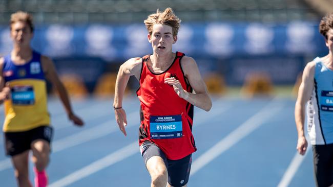 200m U15 winner Lachlan Byrnes from UTS North.